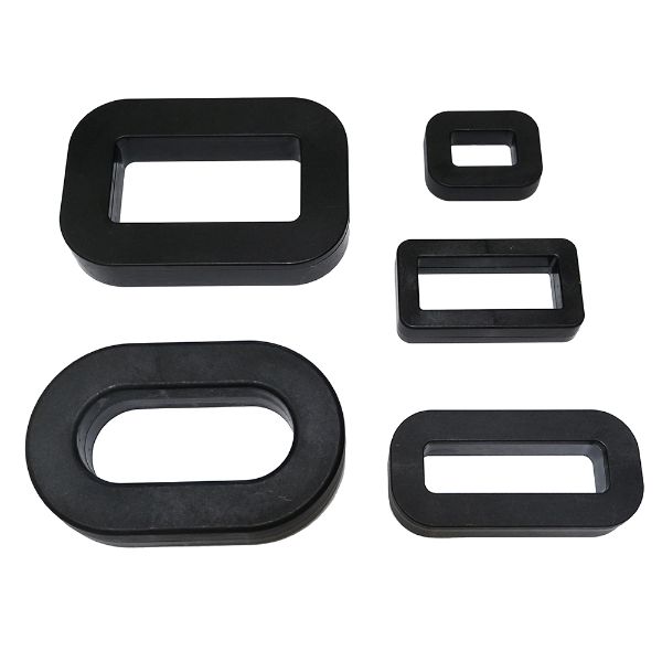 Square and oval cased core for common mode choke